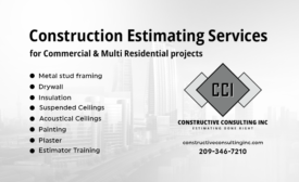 CONSTRUCTION ESTIMATING SERVICES
