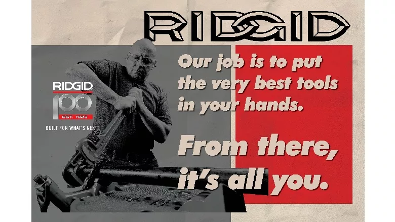 RIDGID 100th Anniversary Counter Mat