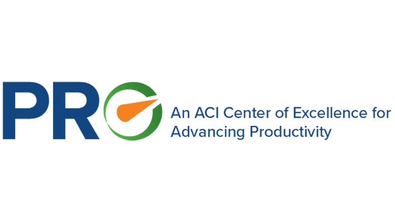 PRO - An ACI Center of Excellence for Advancing Productivity Logo
