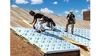 Petersen PAC-CLAD High-Temperature Underlayment In Use Petersen PAC-CLAD High-Temperature Underlayment In Use