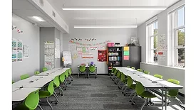 Rockfon St. Petersburg High School Math Classroom