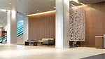 Updated finishes in commercial spaces. 