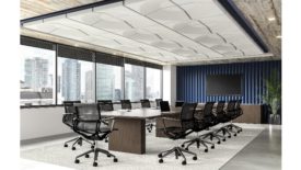Genesis Products Qwel Designer Acoustic Tiles Conference Room Ceiling