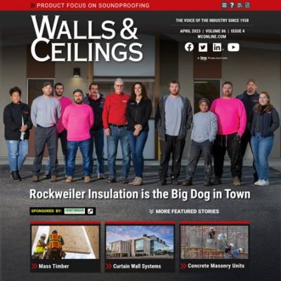 Walls & Ceilings April 2023 cover