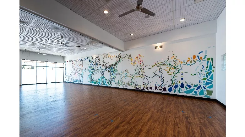 Ceilume Colorado Yoga Studio Main Studio Facing Windows