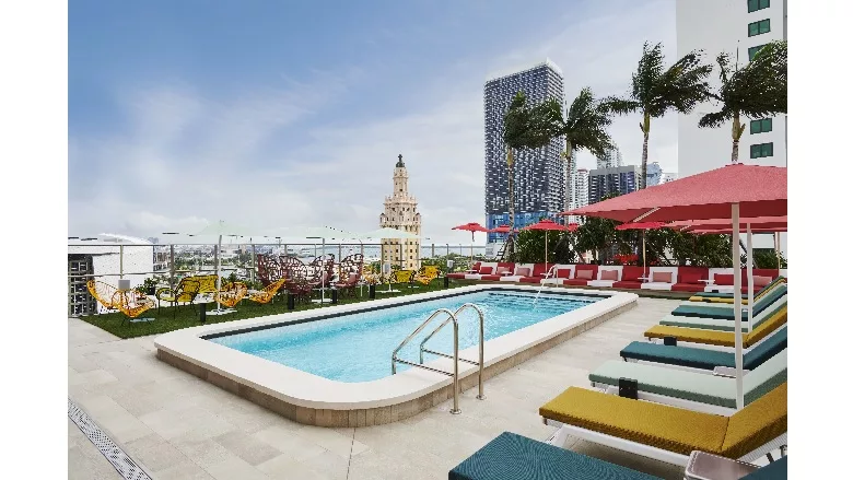 CitizenM Miami Worldcenter Opening Pool