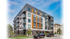 Metal Exterior Panels Brighten Up An Apartment Complex