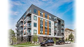 Metal Exterior Panels Brighten Up An Apartment Complex