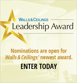 Walls & Ceilings Leadership Award