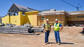 Desert Sage Wall Systems' top brass in Idaho at a desert location. 