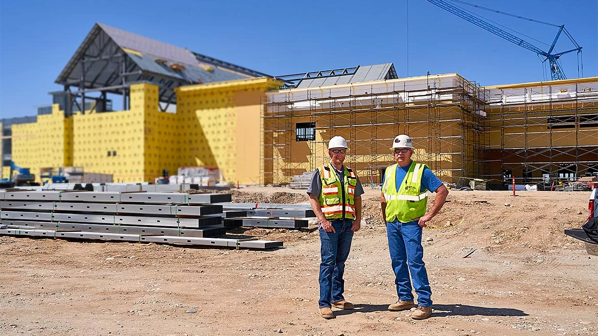 Desert Sage Wall Systems' top brass in Idaho at a desert location. 