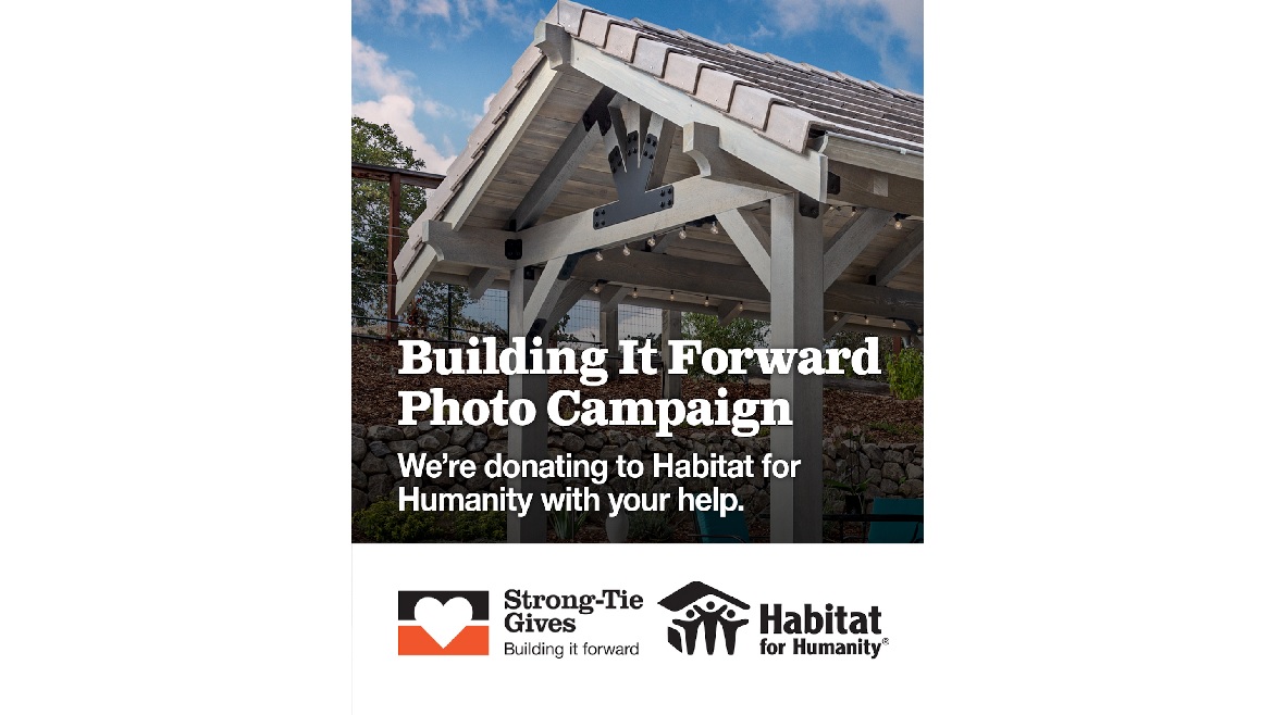 Simpson Strong-Tie Habitat For Humanity Instagram Photo Campaign