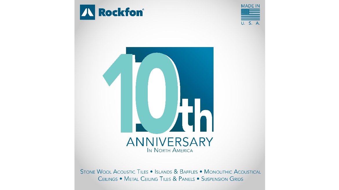 Rockfon 10 Year North American Anniversary