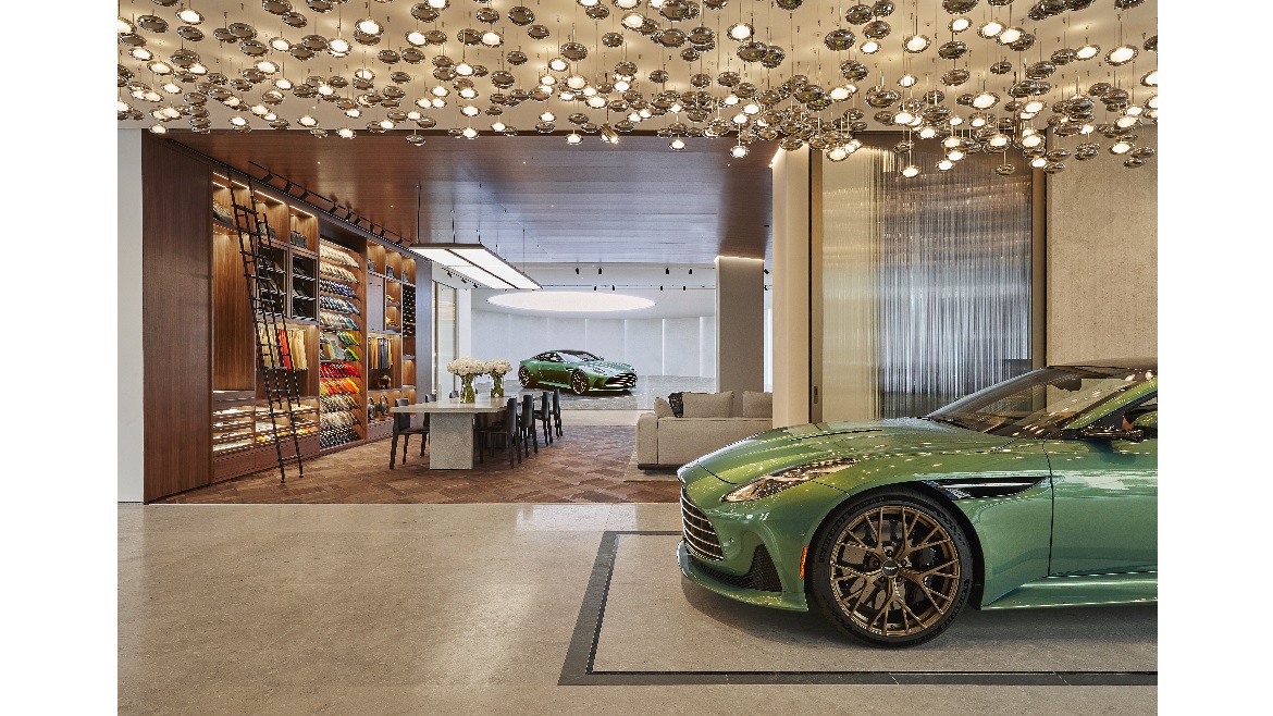 AZA Aston Martin DB12 Car in Specification Room