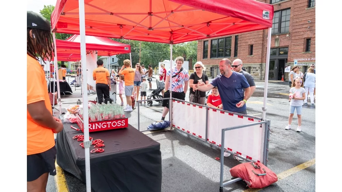 Ring Toss at RIDGID 100th Anniversary Celebration
