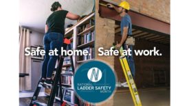 American Ladder Institute Safe at Home Safe at Work Graphic