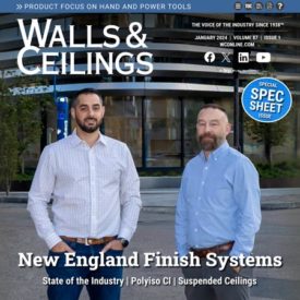 Walls & Ceilings January 2024 Cover