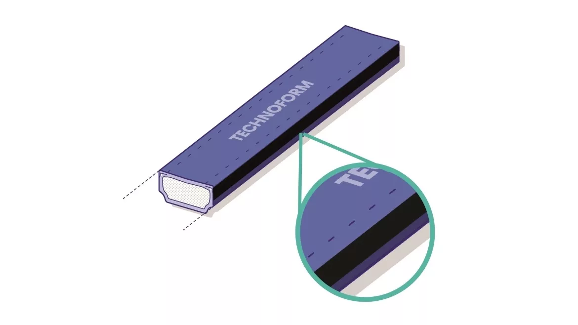 Technoform Warm-Edge Spacer with Matte Black Sidewall