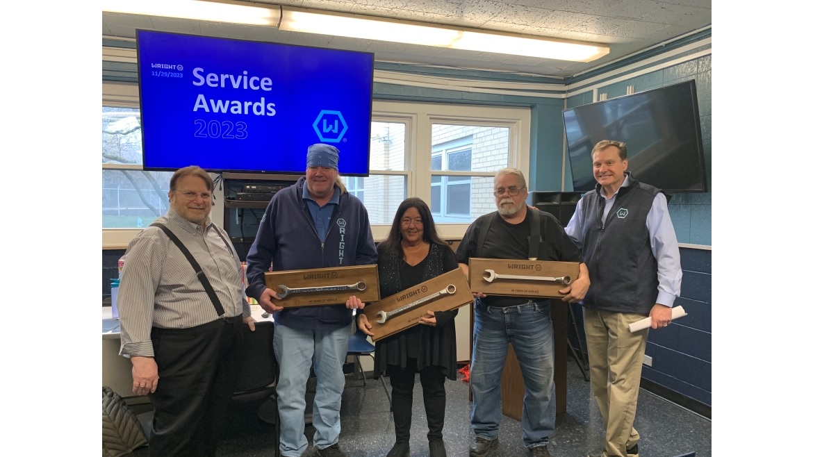 40 Years of Service Wright Service and Achievement Award Recipients