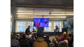 Jeff Kyer Receiving Wright Service and Achievement Award
