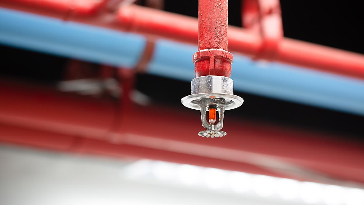 A sprinkler