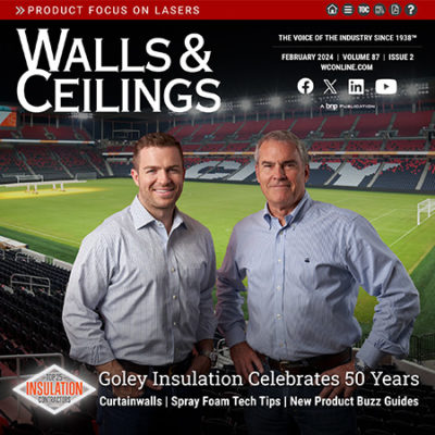 Walls & Ceilings February 2024 Cover
