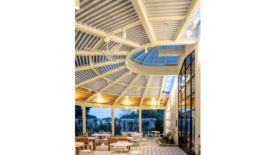 ATAS International Lineair Ceiling Systems Outdoor Dining