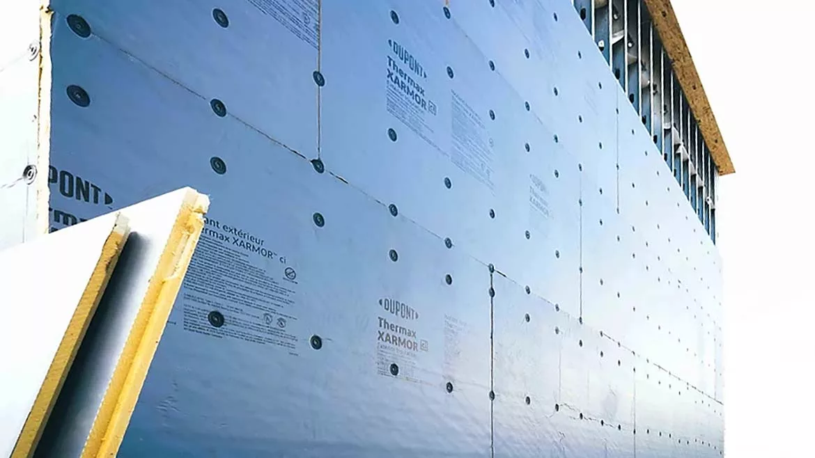 Thermax Wall System integrated sheathing