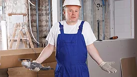 Contractor Shrugging