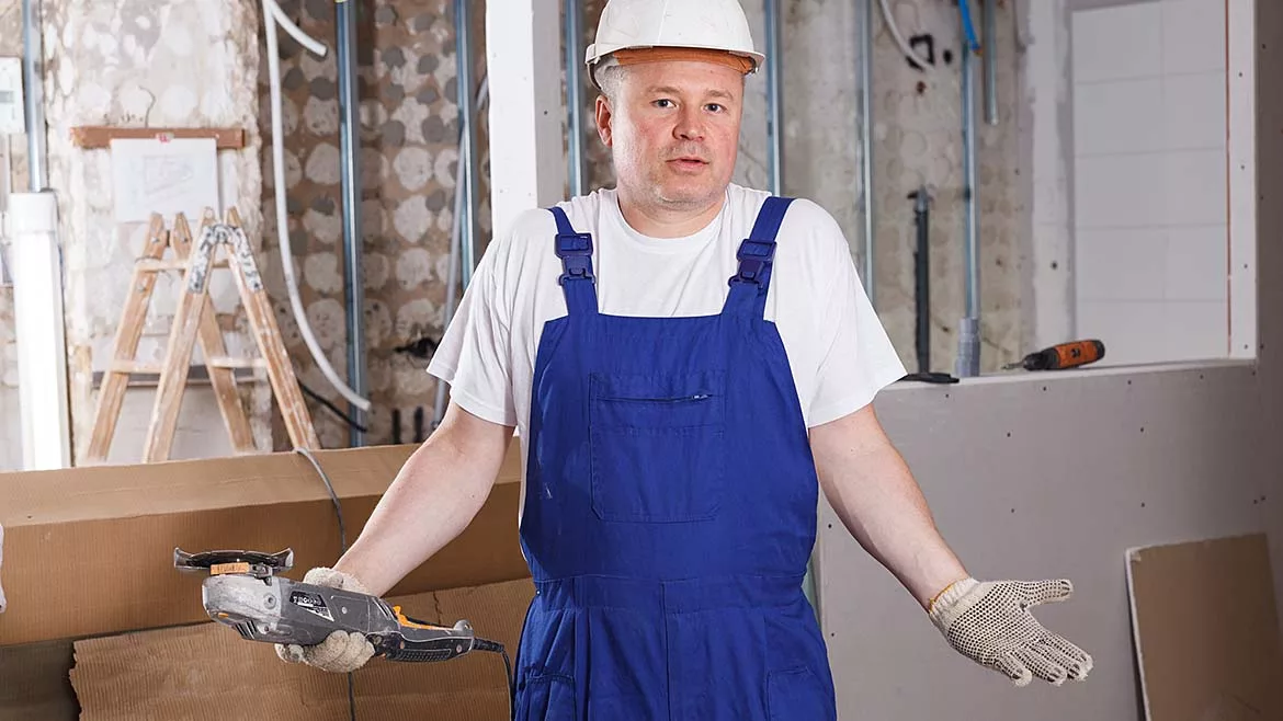 Contractor Shrugging
