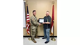 Johnathan Tallent Accepting Patriot Award