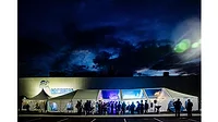 Tent at New SOPREMA Headquarters Opening Ceremony