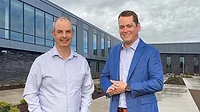 Jesse Vigil and Eric Norris, founders of Mid-Valley Commercial Construction Inc. in Salem, Ore.