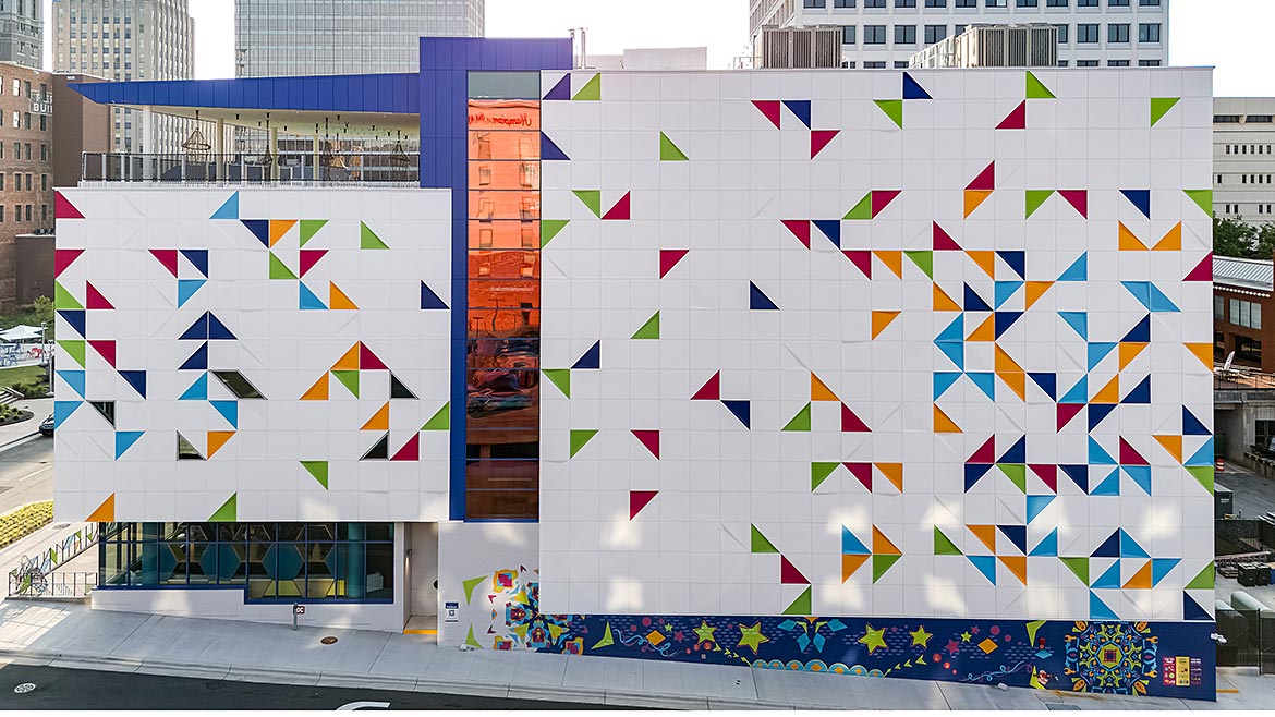 An artistic finish on the Kaleideum Museum