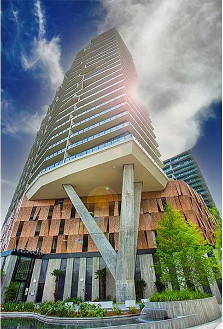 The Heron at Water Street, a luxury condominium building in Tampa, Florida