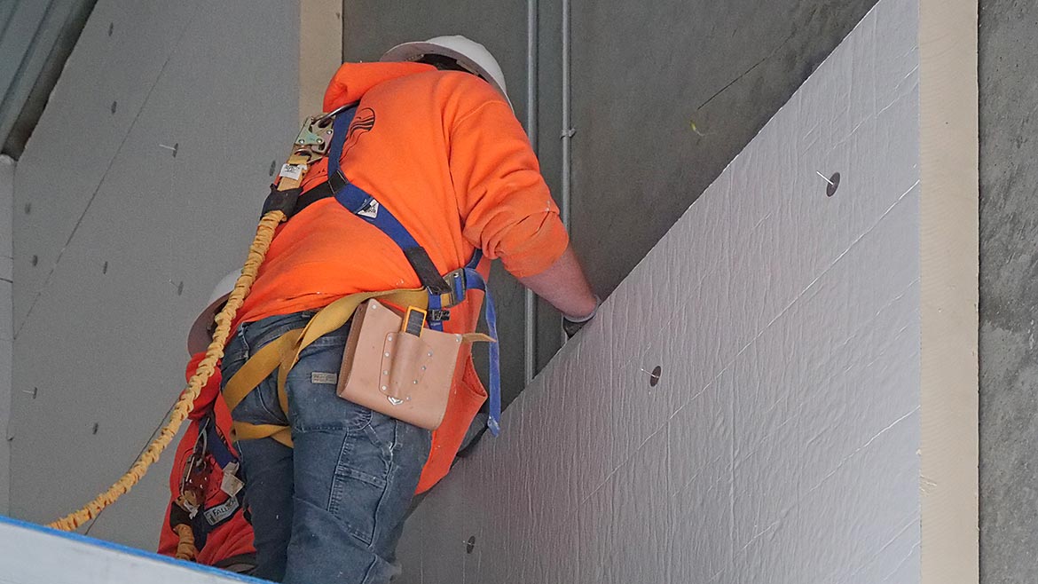 Photos from the construction project at The Tamarack Resort in Donnelly, Idaho