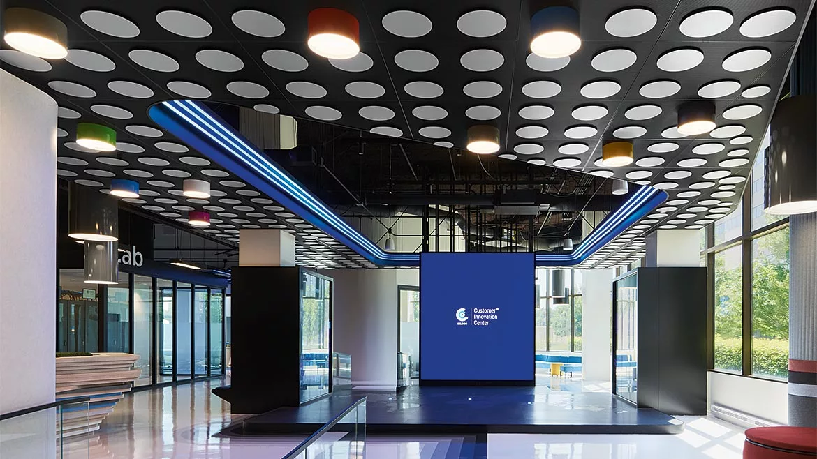 Custom aluminum ceiling panels