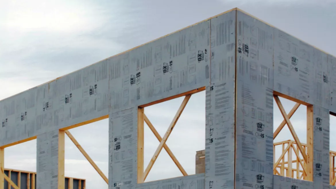 An example of sheathing from OX Engineered Products.