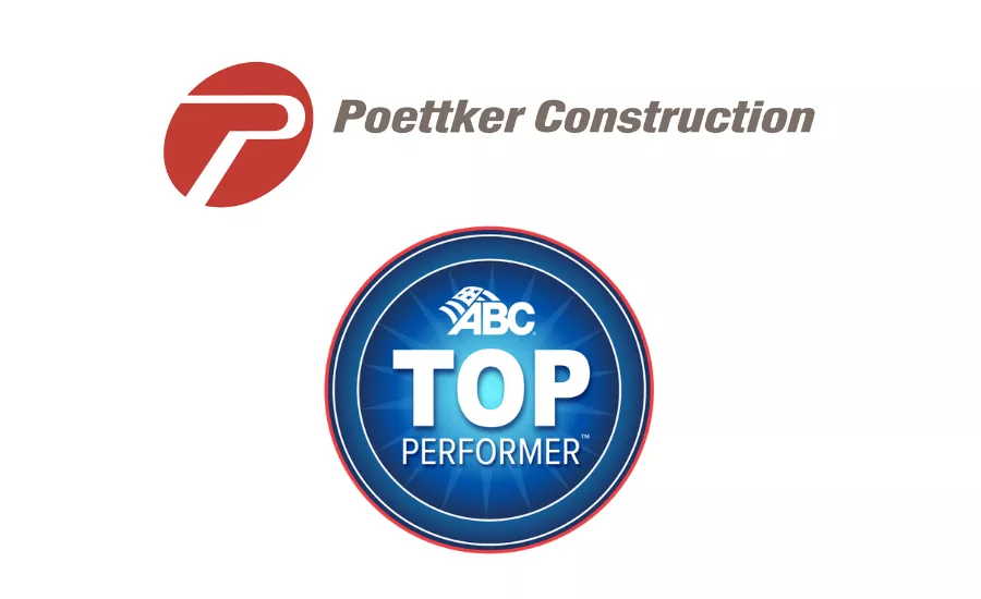 Poettker logo above ABC's Top Performer logo