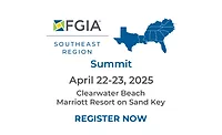 FGIA promo for Southeast region meeting in April 2025