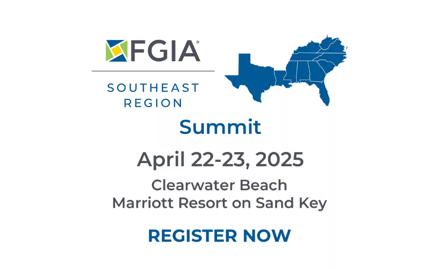 FGIA promo for Southeast region meeting in April 2025