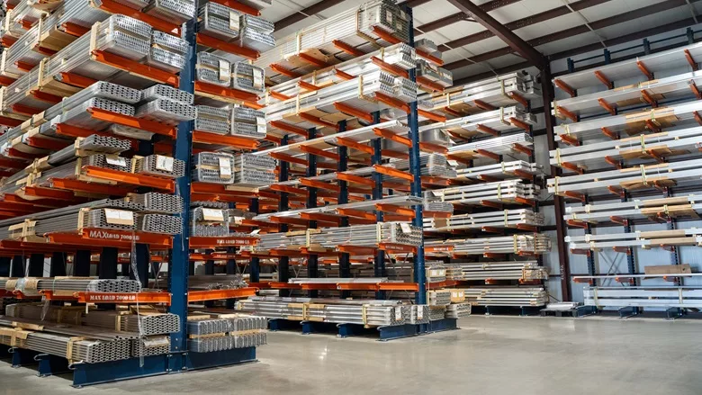 Aluminum Extrusion Warehouse in Texas