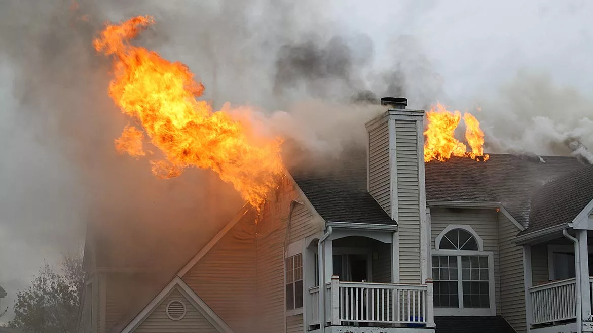 A House Fire
