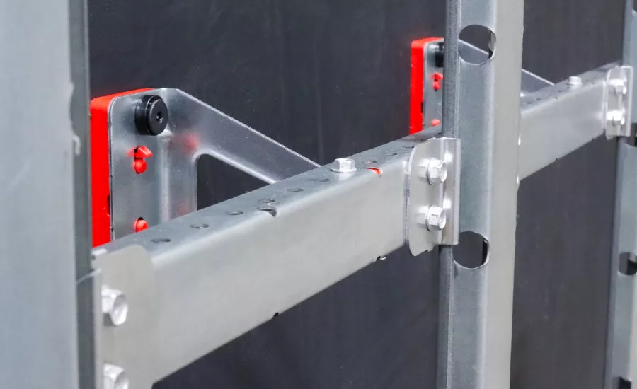 MOVEKLIP on a rainscreen system