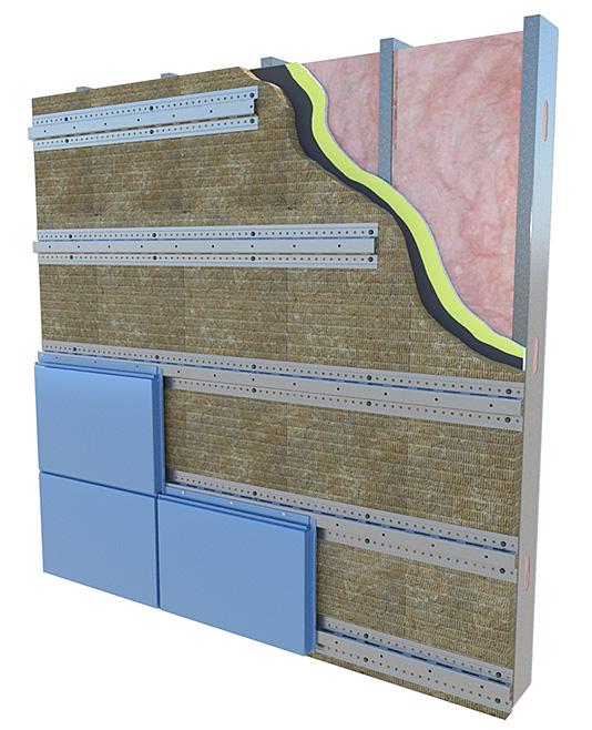 Clip/Rail Furring system