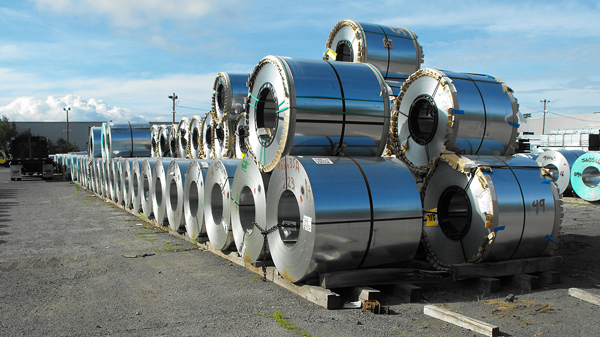 Rolls of cold-formed steel