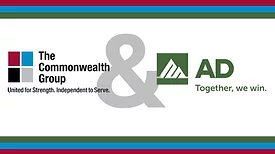 Commonwealth Group and AD logos