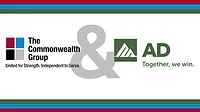 Commonwealth Group and AD logos