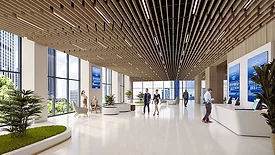 Linear Metal Ceiling Beam Baffles