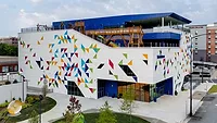An exterior picture of the Kaleideum Children’s Museum in Winston-Salem